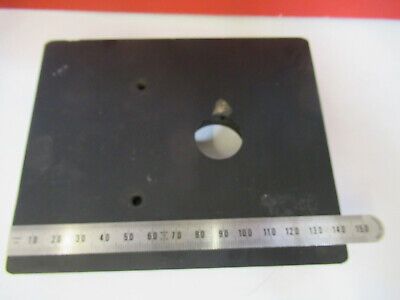 ANTIKES BAUSCH LOMB MESSING BÜHNENTISCHMIKROSKOPTEIL WIE ABGEBILDET &amp;P8-A-50