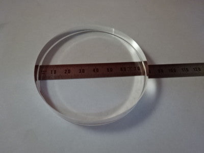 Optical Flat Fused silica 3" Dia Uncoated 1/10 Wave Laser Optics