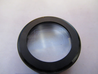 OLYMPUS JAPAN PHOTO RETICLE FRAME OPTICS MICROSCOPE PART AS PICTURED 72-C-12
