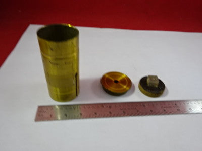 Antique Brass Portable Seeds Microscope Vintage Part AS IS