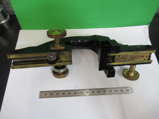 Ernst Leitz Antique Brass Stage Support Microscope Part