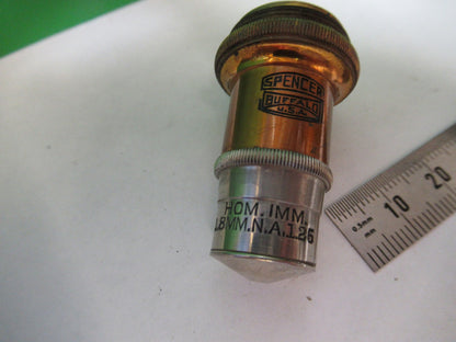 ANTIQUE SPENCER OPTICS AO OBJECTIVE 95X LENS MICROSCOPE PART AS PICTURED T5-A-73