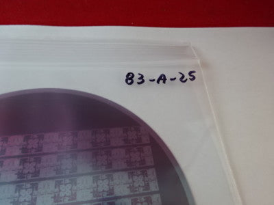 COLLECTABLE SEMICONDUCTOR WAFER SILICON WITH COMPONENTS NICE AS IS #83-A-25