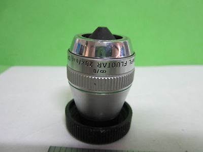 Microscope Part Objective Ernst Leitz Npl 20X Df Infinity Ergolux Optics