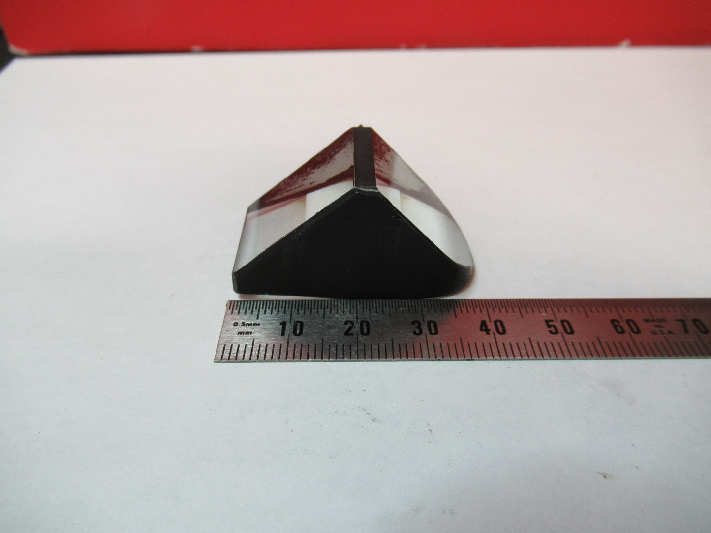 ANTIQUE SPENCER AO GLASS PRISM HEAD OPTICS MICROSCOPE PART AS PICTURED T7-A-61