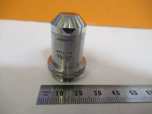 Ernst Leitz Wetzlar 10X /170 Objective Lens Optic Microscope Part