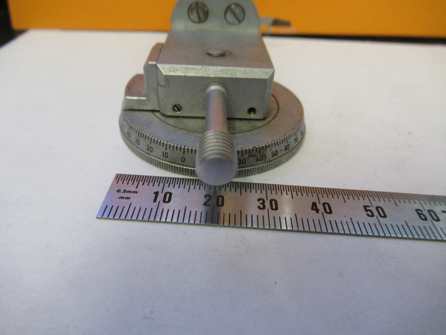 Polarizer Slide Rotable broken Microscope Part