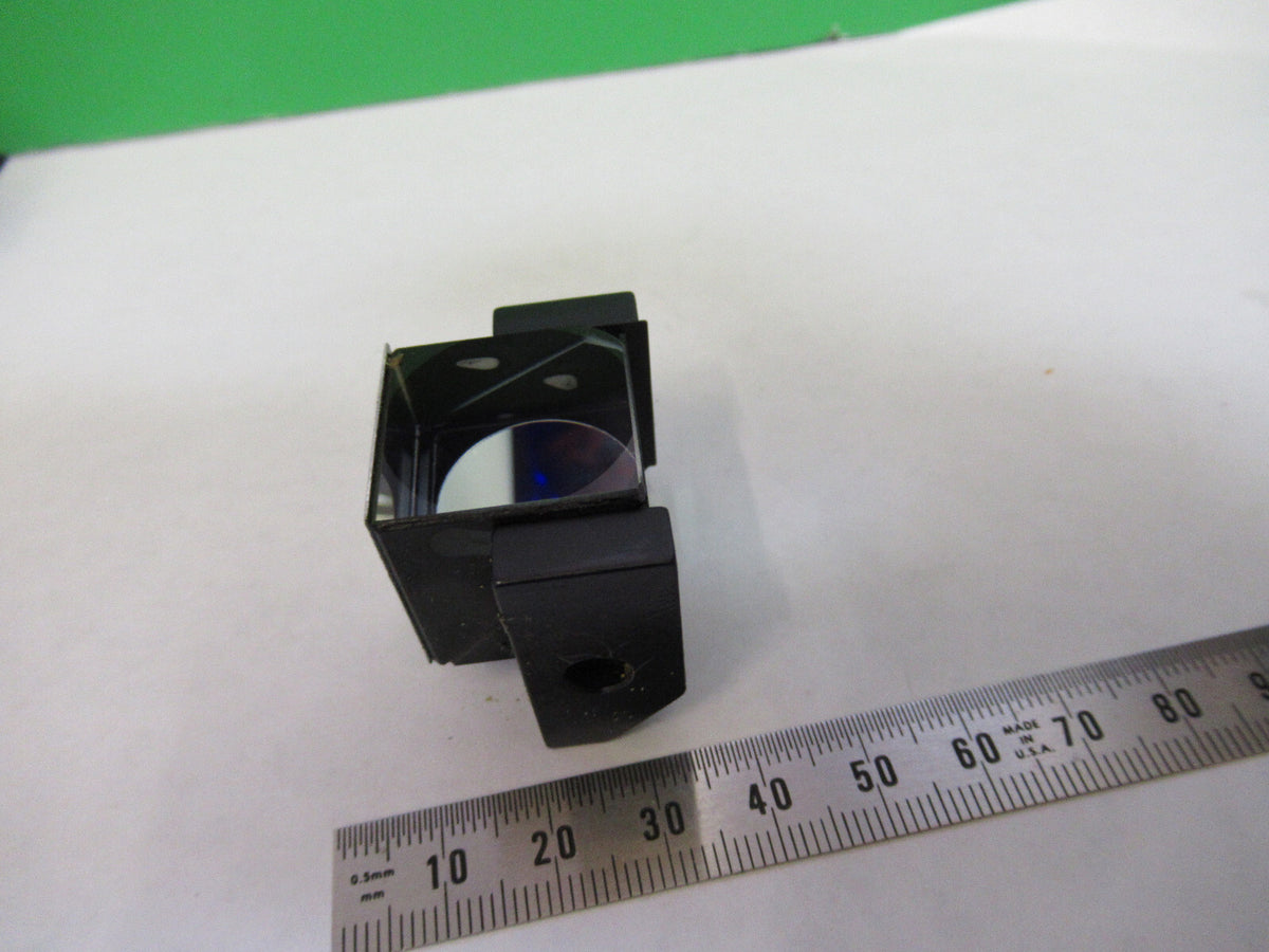 BAUSCH LOMB POL BEAM SPLITTER PRISM OPTICS MICROSCOPE PART AS PICTURED X6-A-104