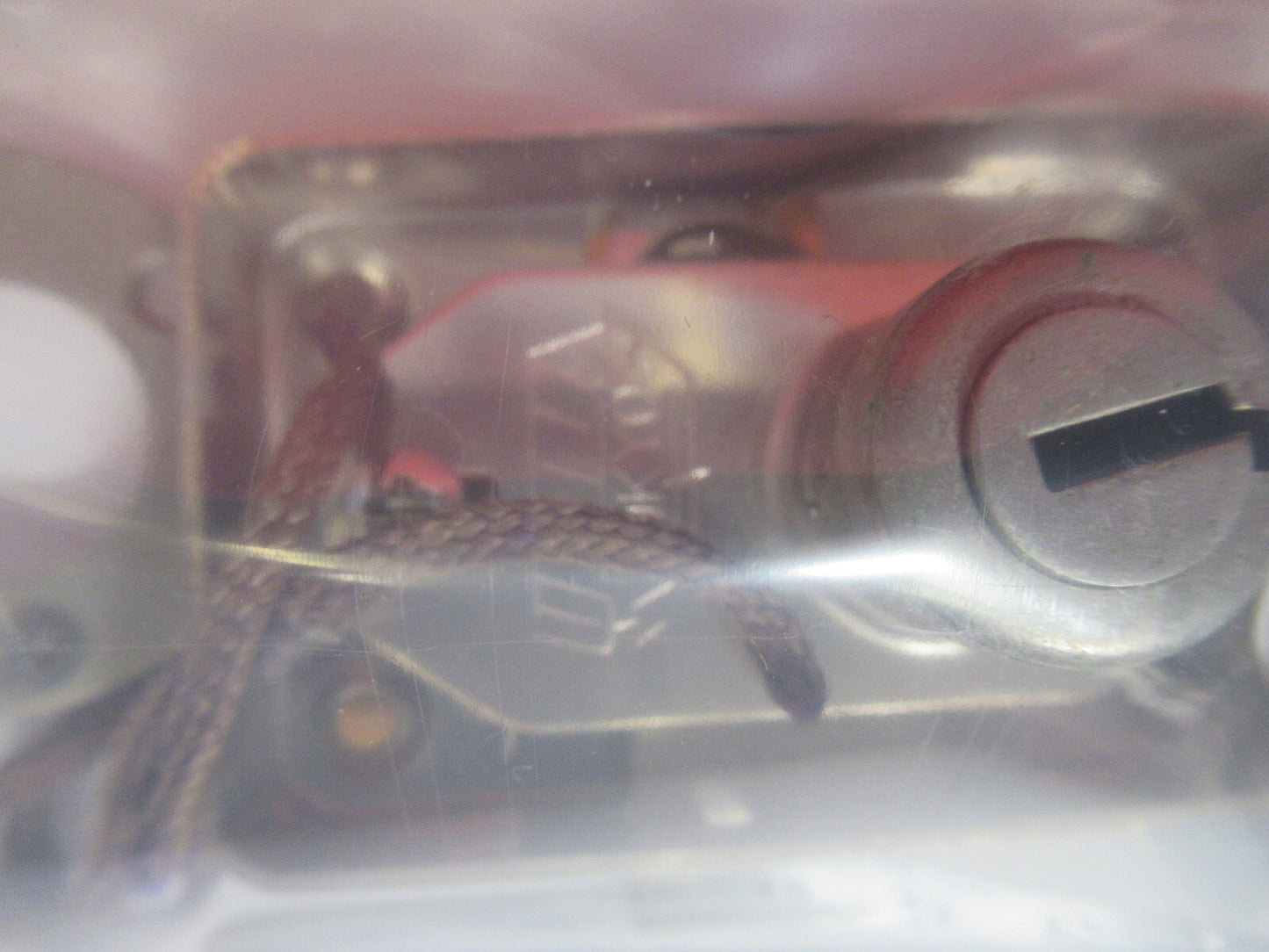 OLYMPUS JAPAN LOCK + KEY for wood cabinet MICROSCOPE PART AS PICTURED T9-A-09