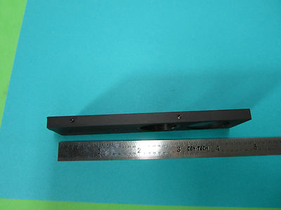 MICROSCOPE PART POLARIZER SLIDE GERMANY POLARIZED OPTICS AS PICTURED BIN#B6-05