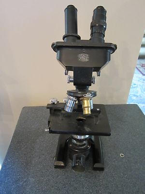 OPTICAL VINTAGE ANTIQUE MICROSCOPE SPENCER BUFFALO AS IS OPTICS #LOBBY