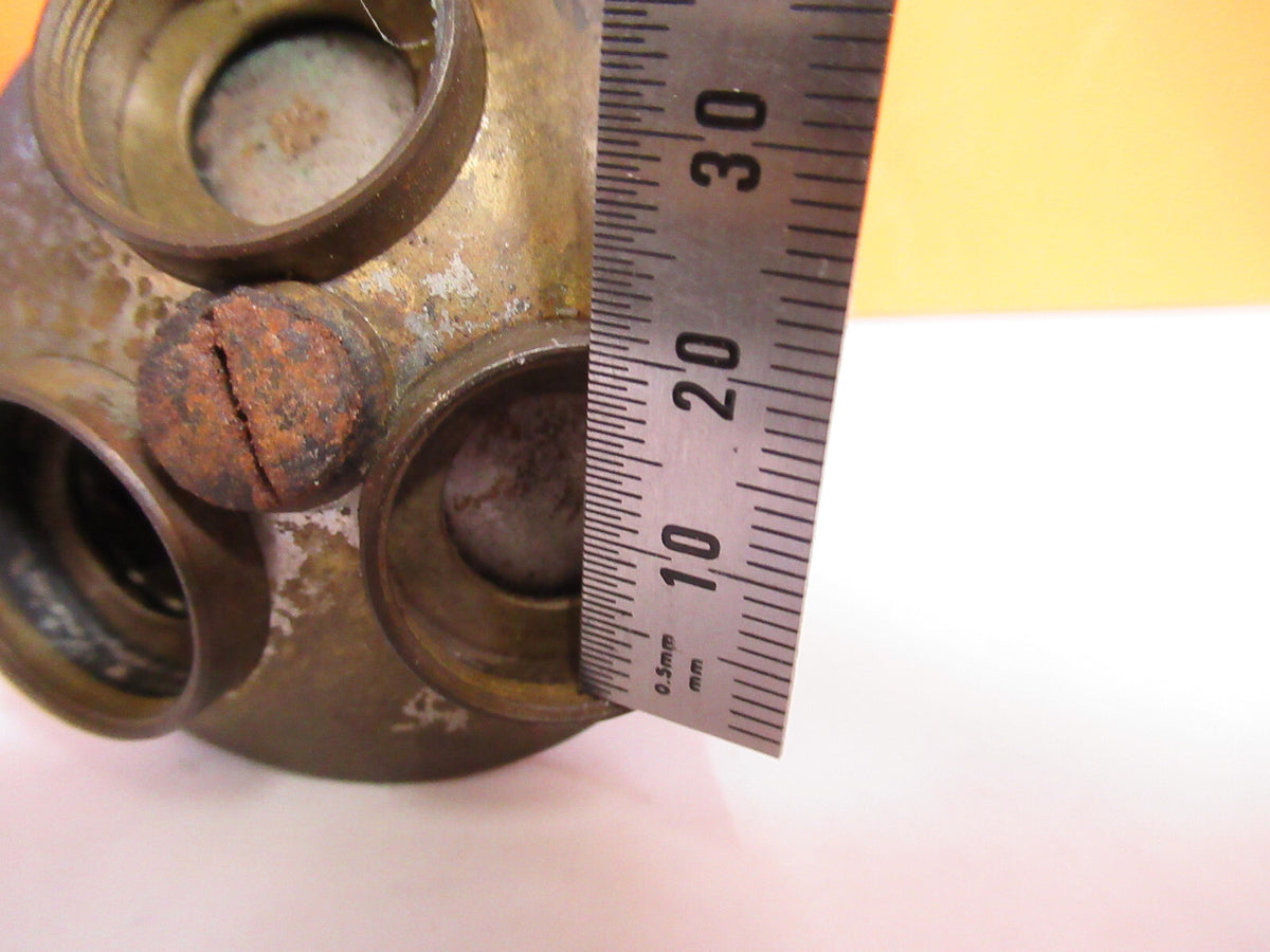 Antique Reichert Austria tubus brass Microscope Part