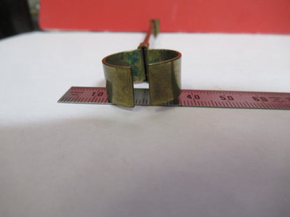 Antique Brass UK Beck Metal Holder Microscope Part