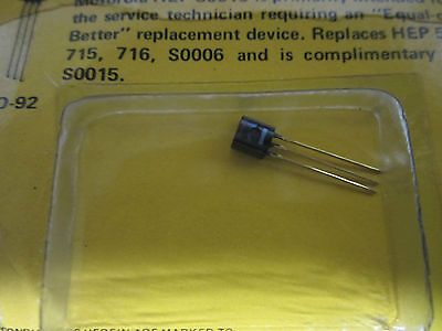 SILICON PNP TRANSISTOR HEP S0019 SEMICONDUCTOR AS IS BIN#11