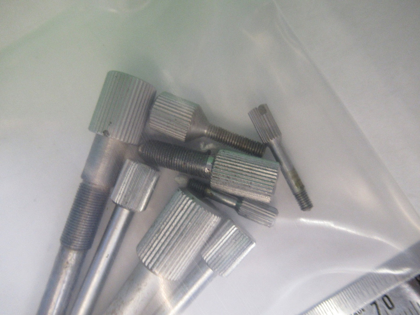 OLYMPUS JAPAN LOT SCREWS MICROSCOPE PART AS PICTURED AS PICTURED T4-B-04