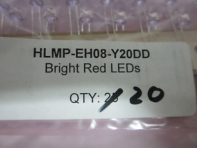 HELLE ROTE LED, 20 STK., #32-02