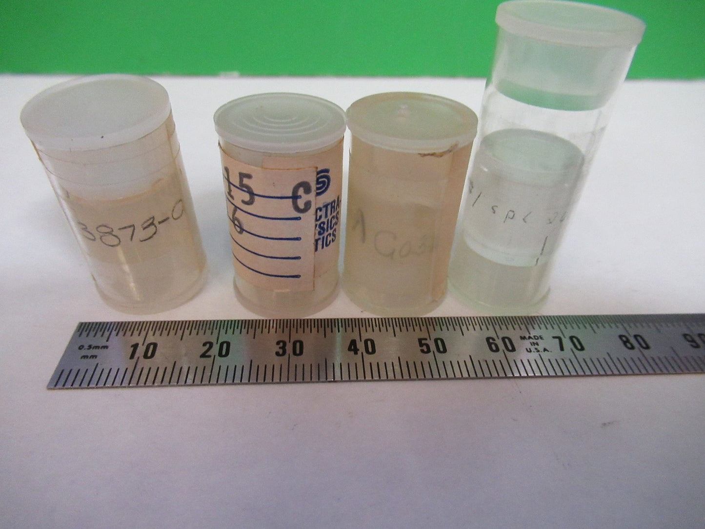 LOT OPTICAL SPECTRA PHYSICS COATED LENS PHOTONICS OPTICS as pictured T3-B-45