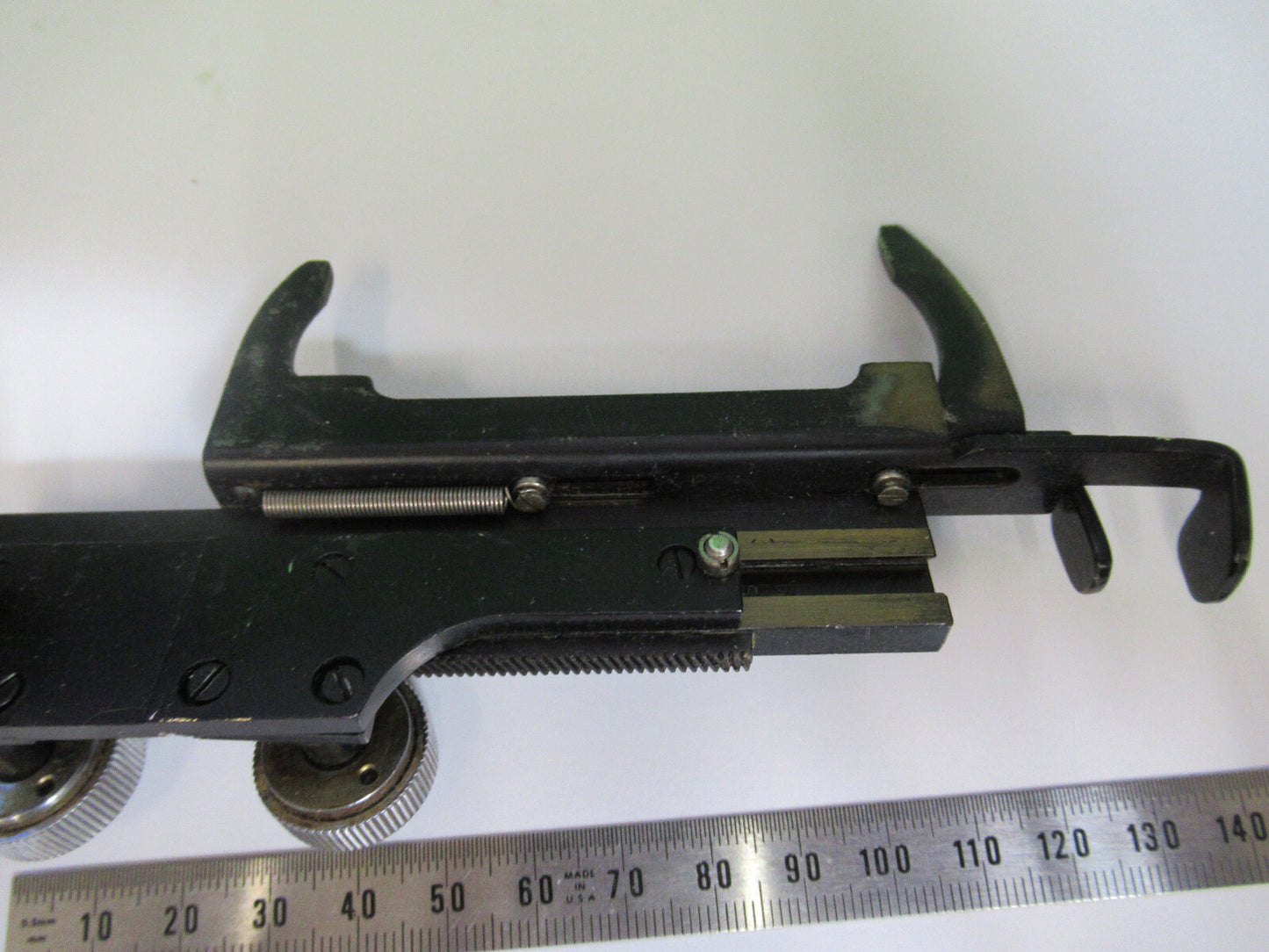 Antique Bausch & Lomb Xy Stage Clip Microscope Part