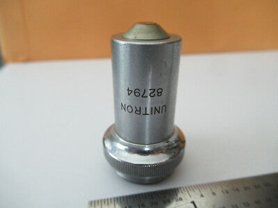 UNITRON JAPAN M40X METALLO OBJECTIVE LENS MICROSCOPE PART AS PICTURED &F5-A-152