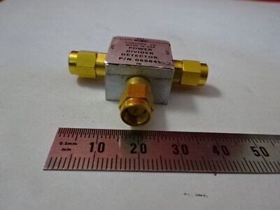 SYSTRON DONNER POWER DIVIDER DETECTOR MODULE RF MIL SPEC FREQUENCY AS IS #99-23