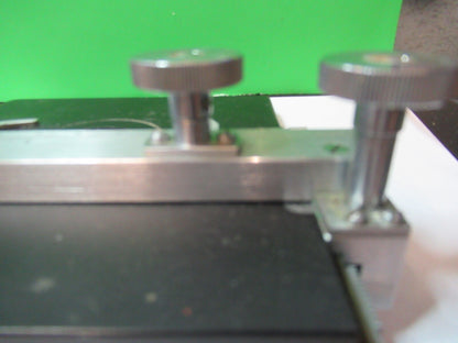 REICHERT AUSTRIA STAGE XY TABLE WORKS OK  MICROSCOPE PART AS PICTURED G5-A-27