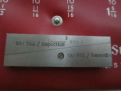 STARRETT BROWN SHARPE 154 L PARALLELS SET AS IS METROLOGY INSPECTION BIN#25