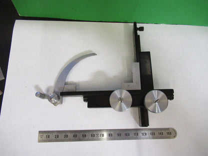 BAUSCH LOMB ANTIQUE XY CLIPS ASSEMBLY MICROSCOPE PART AS PICTURED Y4-FT-82