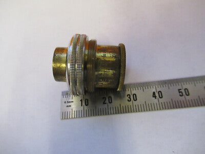 ANTIQUE RARE LEITZ CONDENSER LENS GERMANY MICROSCOPE PART AS PICTURED P9-A-67