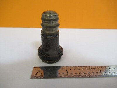 Antique Brass Reichert 60X Objective Microscope Part