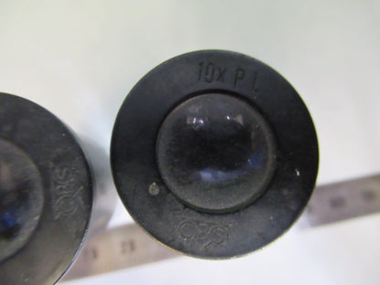 CBS BECK KASSEL GERMANY PAIR EYEPIECE MICROSCOPE PART AS PICTURED U8-A-10
