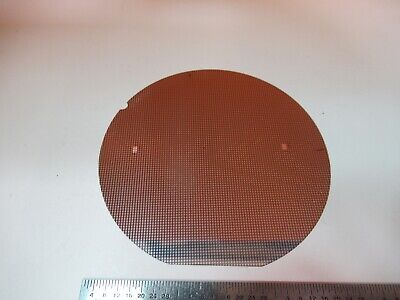 COLLECTABLE THIN SILICON WAFER WITH COMPONENTS AS PICTURED &P7-A-15