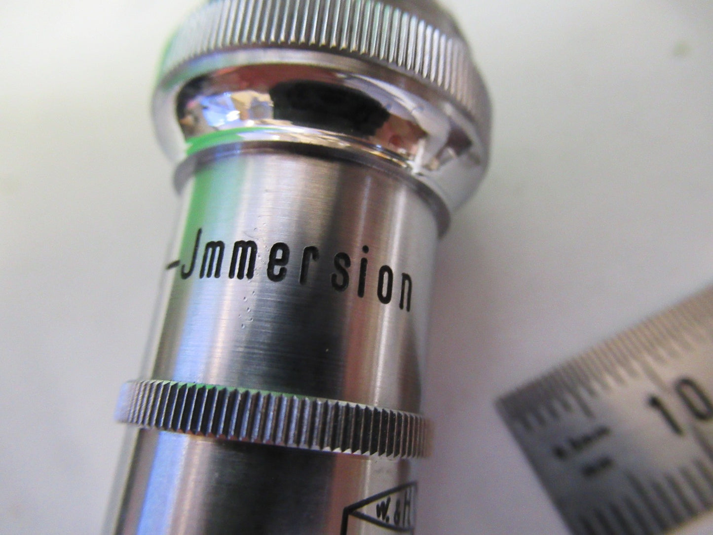 SEIBERT WETZLAR 100X GERMANY OBJECTIVE LENS MICROSCOPE PART AS PICTURED U9-A-18
