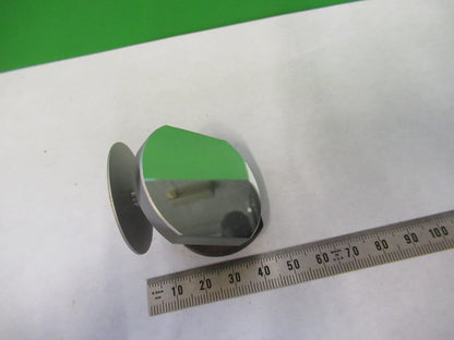 AUS JENA GERMANY MIRROR FLAT OPTICS MICROSCOPE PART AS PICTURED T2-A-64