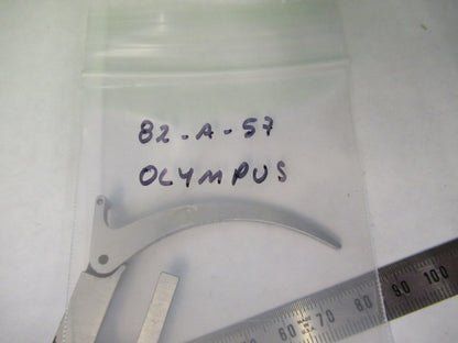 OLYMPUS JAPAN CLIP STAGE MICROSCOPE PART AS PICTURED 82-A-57
