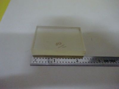 OPTICAL DIFFUSER [one side polished] GLASS SLAB LASER OPTICS  BIN#W5-A-27