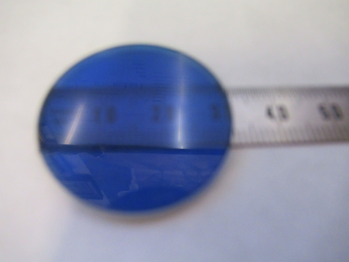 ZEISS GERMANY GLASS FILTER BLUE B12 GERMANY MICROSCOPE PART AS PICTURED V8-B-09