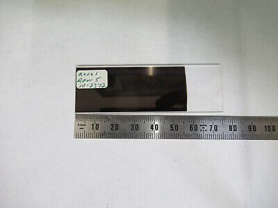 GLASS SLIDE COATED GERMANIUM THIN FILM 9,000 ANGSTROMS  AS PICTURED Z1-A-13