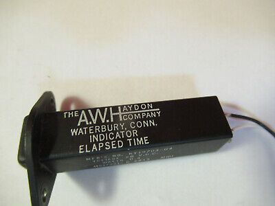 INDICATOR ELAPSED TIME KT19703-G4 28V 400 Hz A.W. HAYDON AS PICTURED #12-A-59