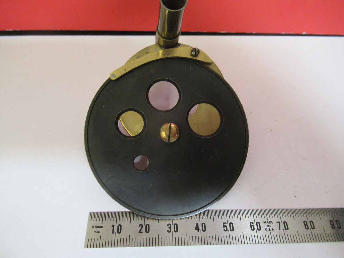 ANTIQUE BRASS UK CONDENSER ASSEMBLY BECK MICROSCOPE AS PICTURED &F8-A-55