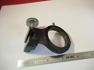 ANTIQUE BRASS BAUSCH LOMB CONDENSER HOLDER MICROSCOPE PART AS PICTURED &Q5-A-64