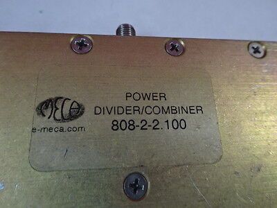 MECA DIVIDER COMBINER POWER SPLITTER RF FREQUENCY MICROWAVE AS IS &J7-B-02
