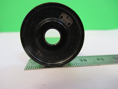 CARL ZEISS ANTIQUE 7X EYEPIECE OCULAR LENS MICROSCOPE PART AS PICTURED B7-B-16