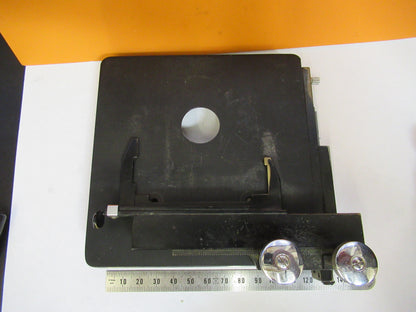 SPENCER AO ANTIQUE  XY CLIPS STAGE MICROSCOPE PART AS PICTURED Y4-A-127