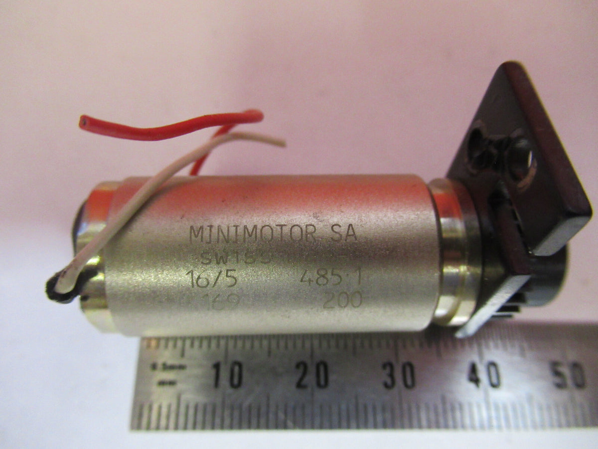 SWISS MINI MOTOR LEITZ MICROSCOPE ROBOTICS MECHATRONICS AS PICTURED S4-B-94
