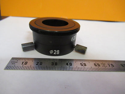 MOTIC 28mm ADAPTER CAMERA MICROSCOPE PART AS PICTURED 72-C-03