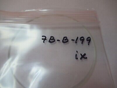 GLASS STAGE PLATE MICROSCOPE PART OPTICS AS PICTURED &7B-B-199
