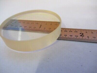 OPTICAL ZERODUR FLAT 1.5&quot; DIAMETER LENS LASER OPTICS AS PICTURED &amp;15-FT-X52