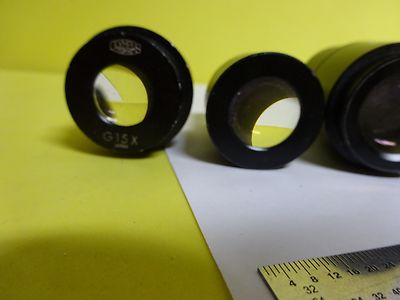 LOT MICROSCOPE EYEPIECES OCULAR OPTICS #X8-44