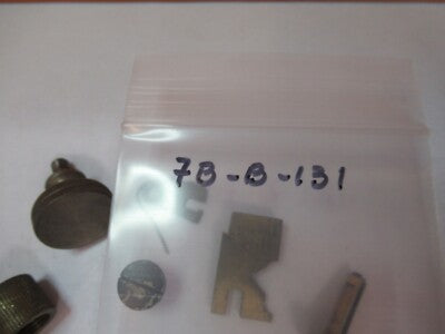 Lot Brass Parts Assorted Microscope Parts
