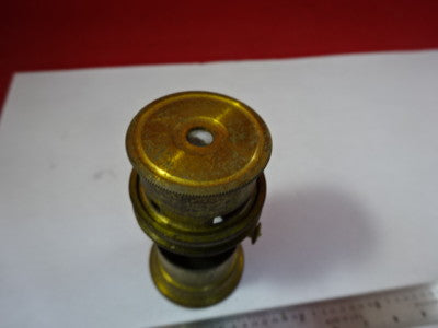 Antique Brass Portable Seeds Microscope Vintage Part AS IS
